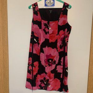 Nine  West Silk Floral Sleeveless Sheath